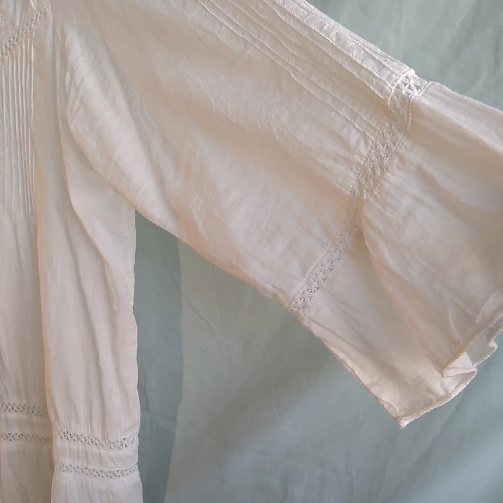 Novica XL delicate India cotton tunic blouse - Picture 8 of 16